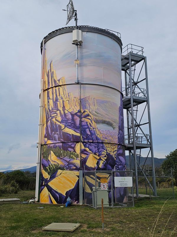 Avoca Water Tank Art, Australian Silo Art Trail