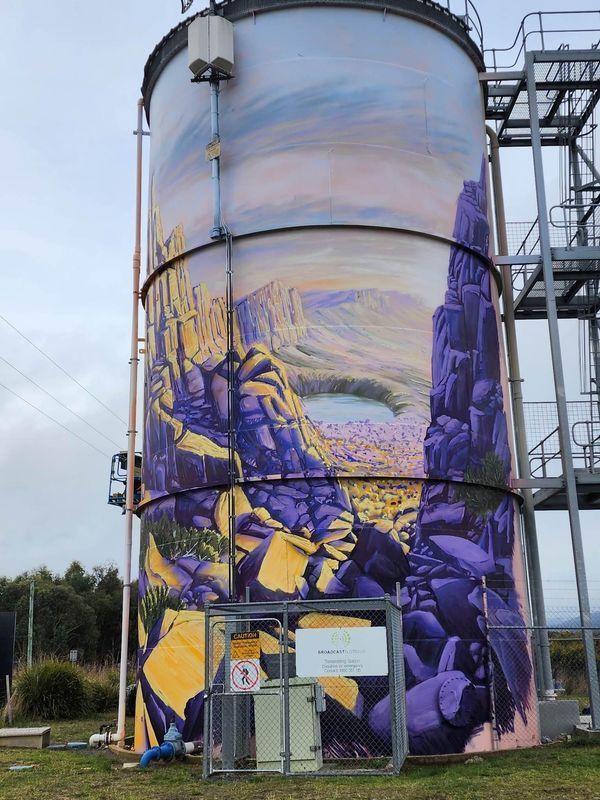 Avoca Water Tank Art, Australian Silo Art Trail
