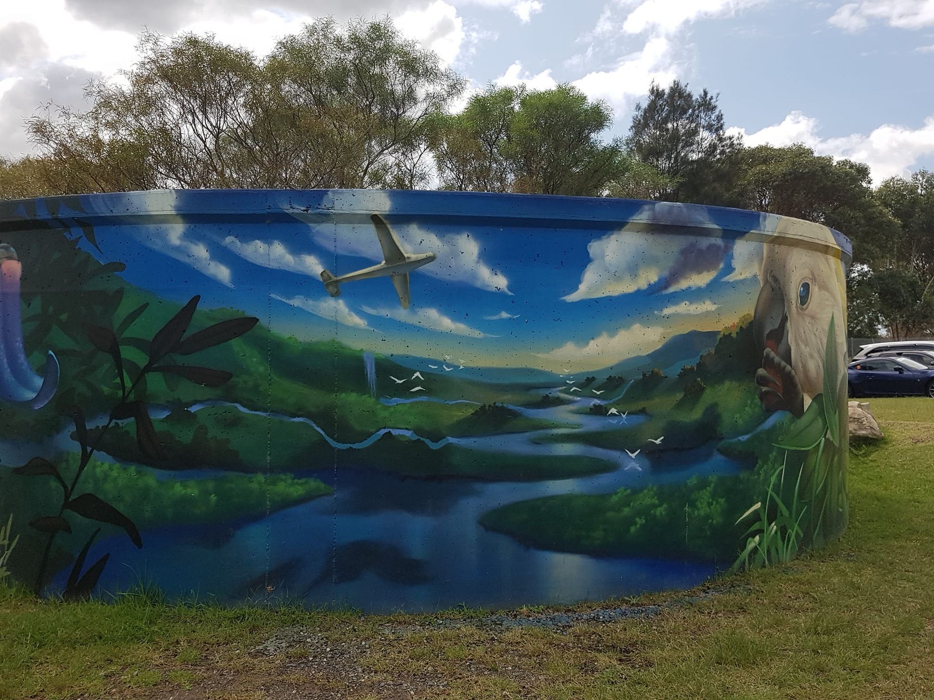 Barden Ridge Water Tank Art, Australian Silo Art Trail