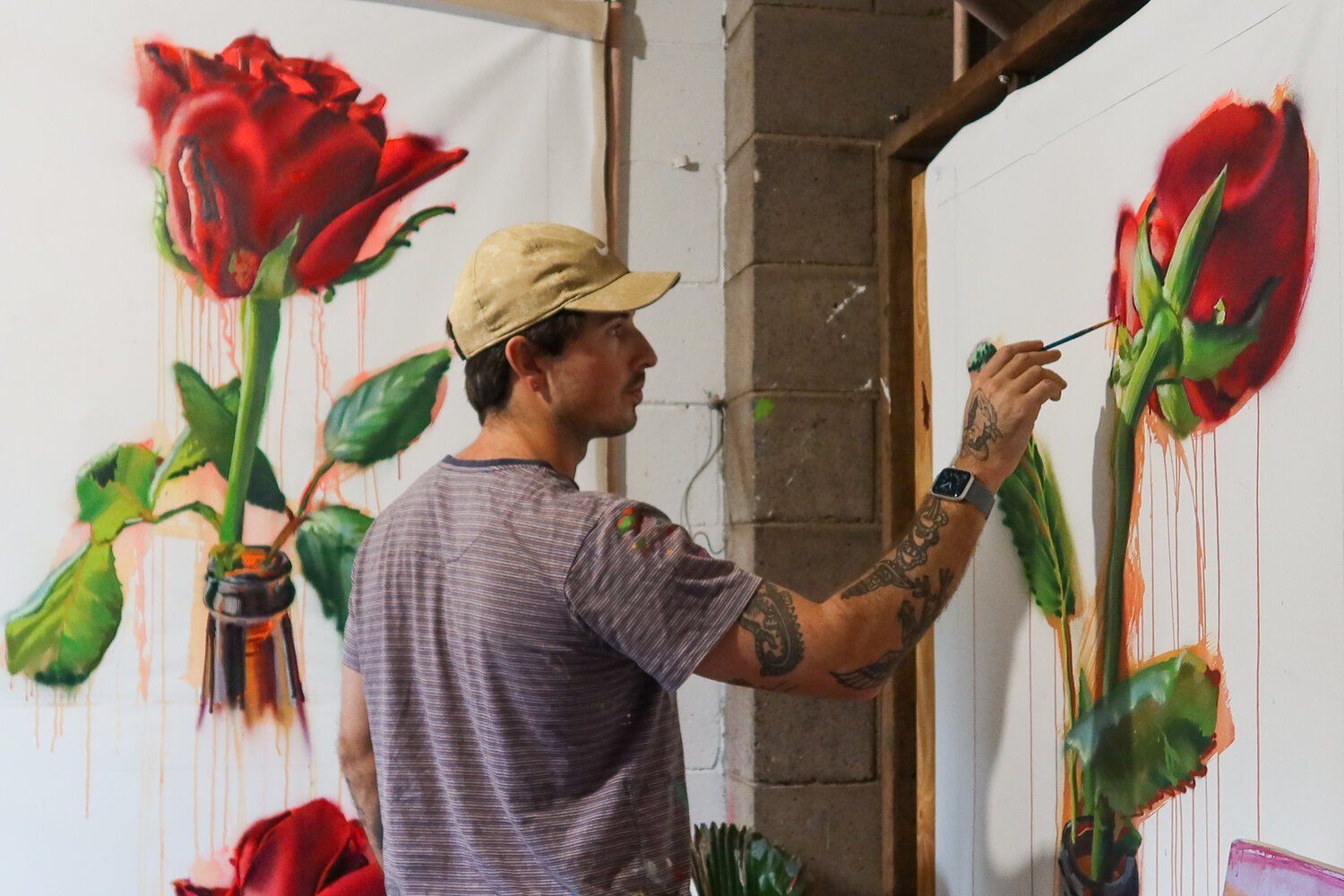 Australian Silo Art Trail, Bastian Allfrey, Water Tower Artist, Street Artist,