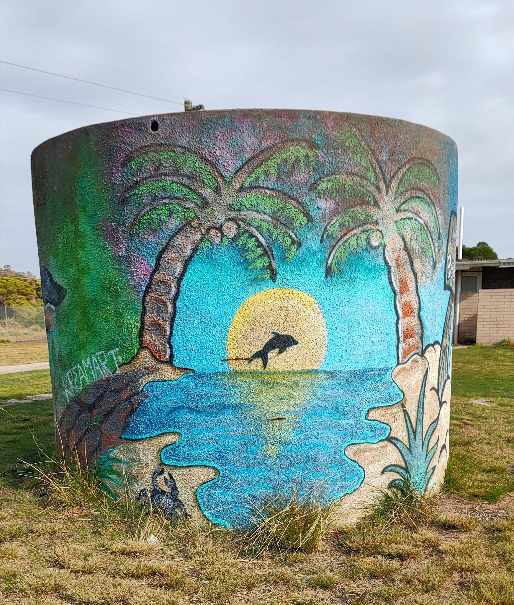 Beechford Water Tank Art Australian Silo Art Trail