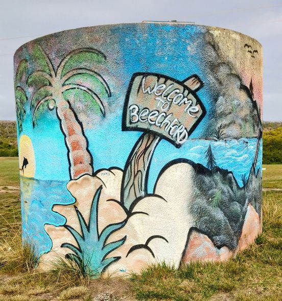 Beechford Water Tank Art, Australian Silo Art Trail