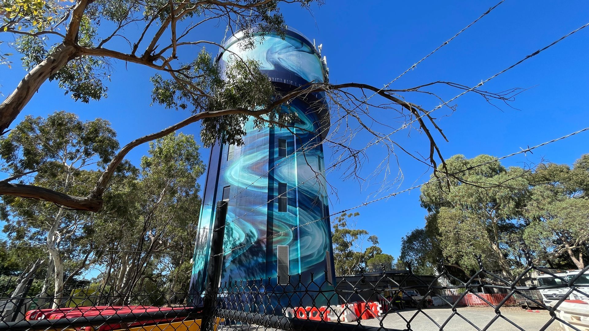 Belair Water Tower Art, Australian Silo Art Trail