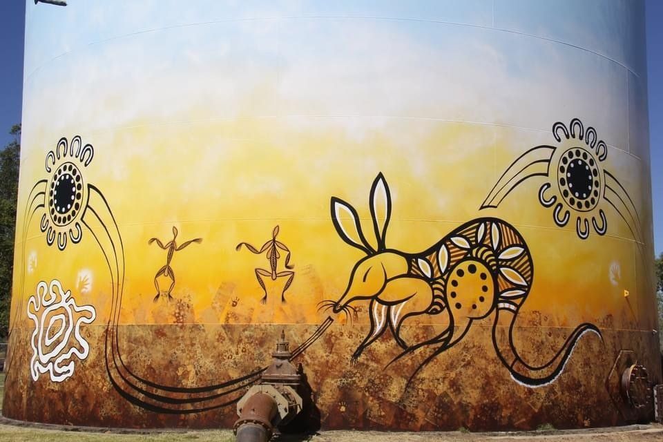 Bourke Water Tower, Australian Silo Art Trail