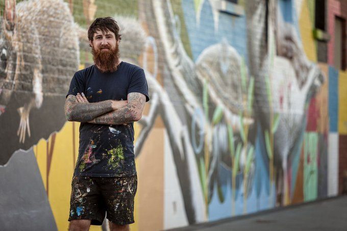 Australian Silo Art Trail, Brenton See, Silo Artist, Water Tower Artist, Street Artist