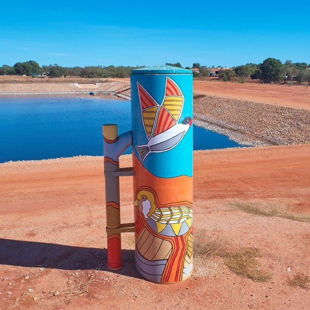Broome Wastewater Treatment Plant, Australian Silo Art Trail