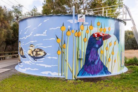 Belair Water Tower Art, Australian Silo Art Trail