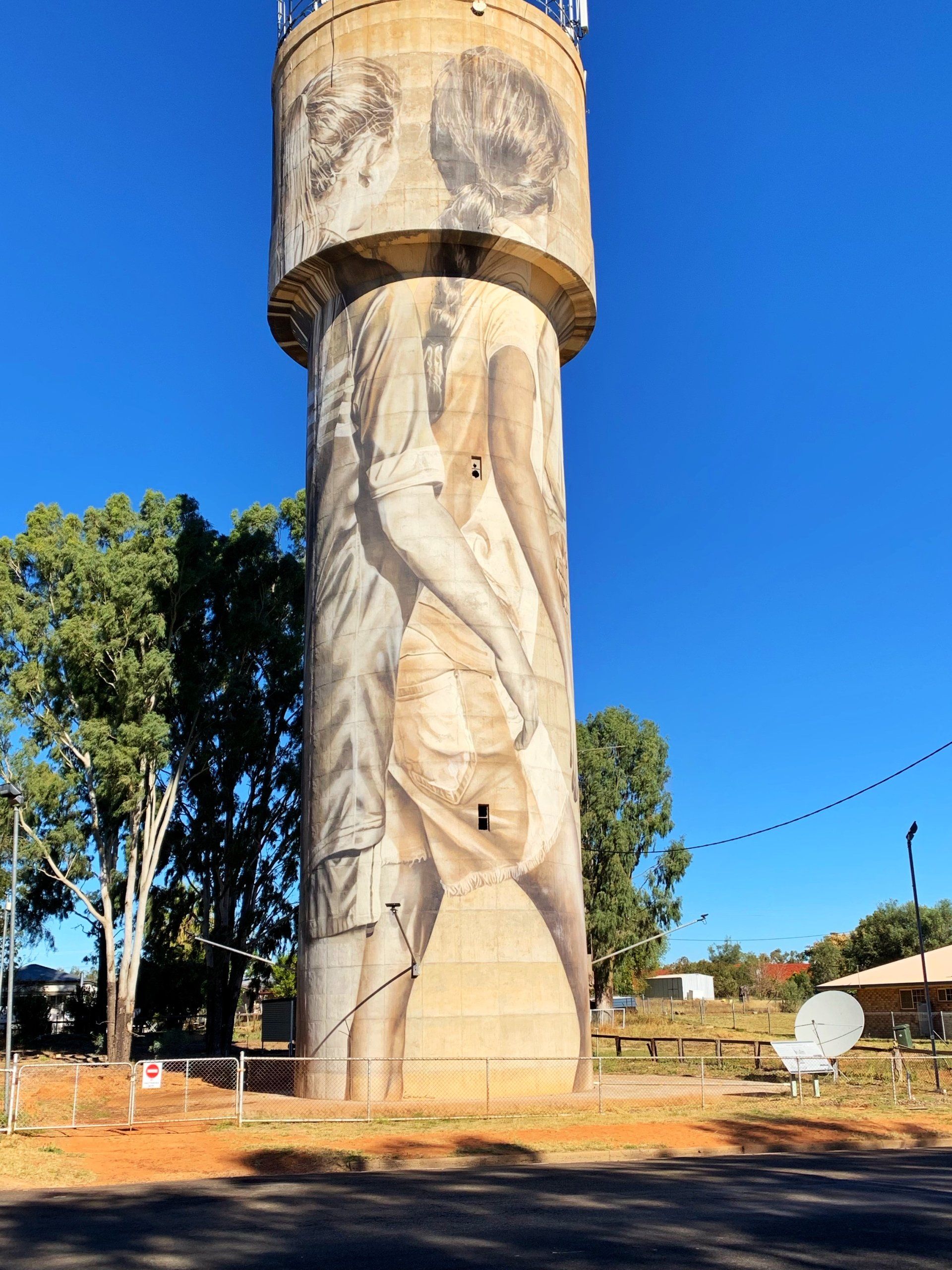 Charleville Water Tower Art, Australian Silo Art Trail