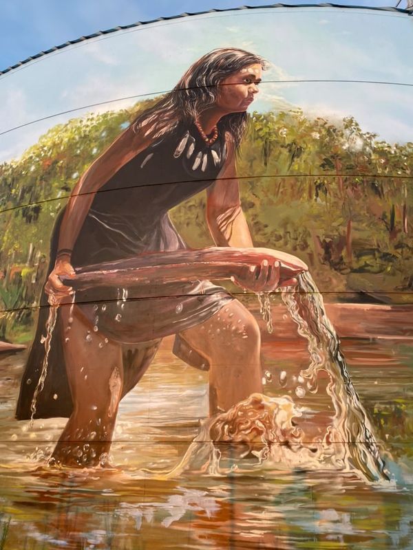 Cowra Water Tank Art, Australian Silo Art Trail