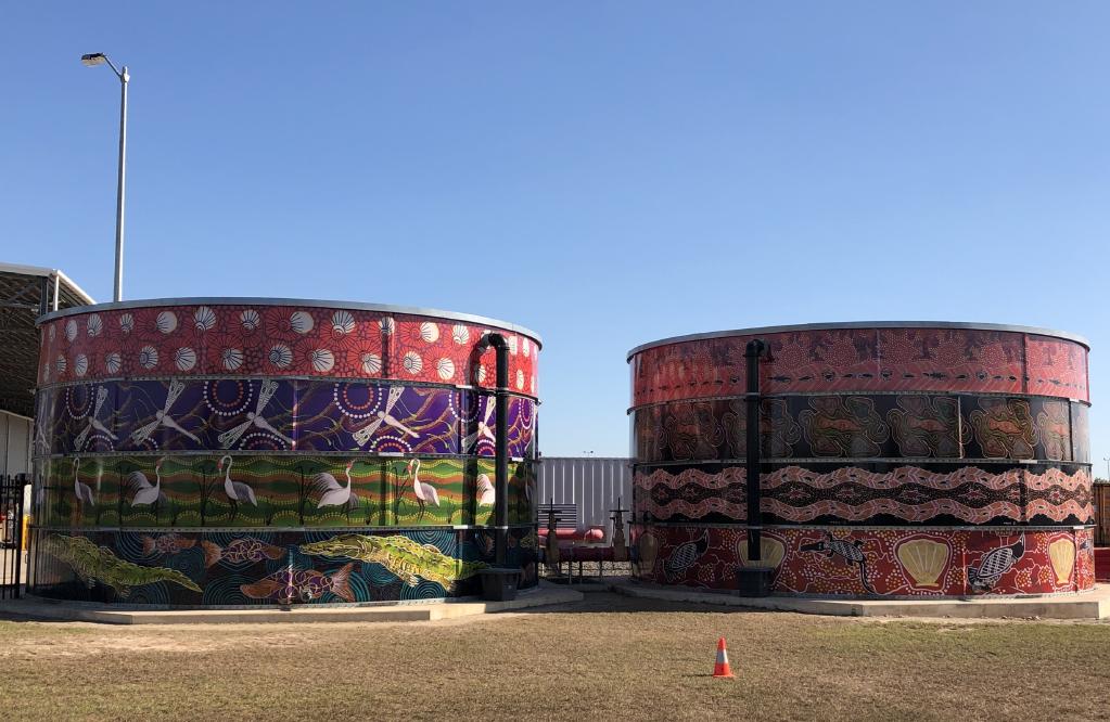 Darwin Water Tank Art East Arm Point
