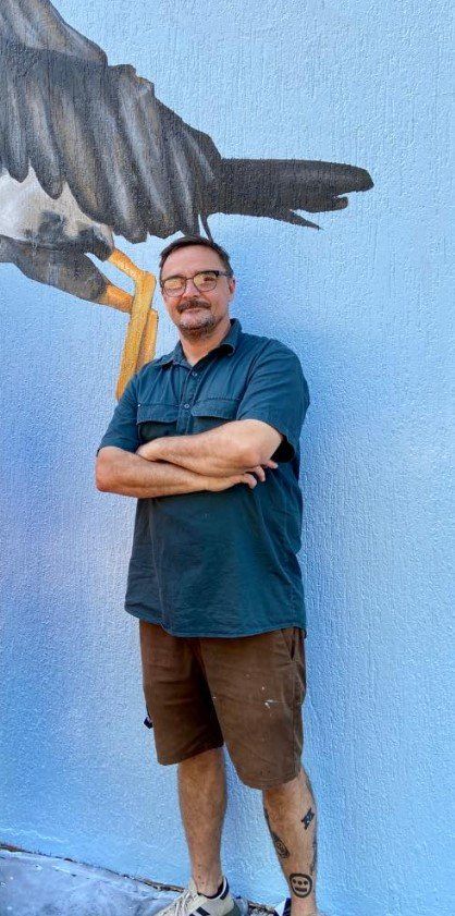 Australian Silo Art Trail, David Collins, Water Tower Artist