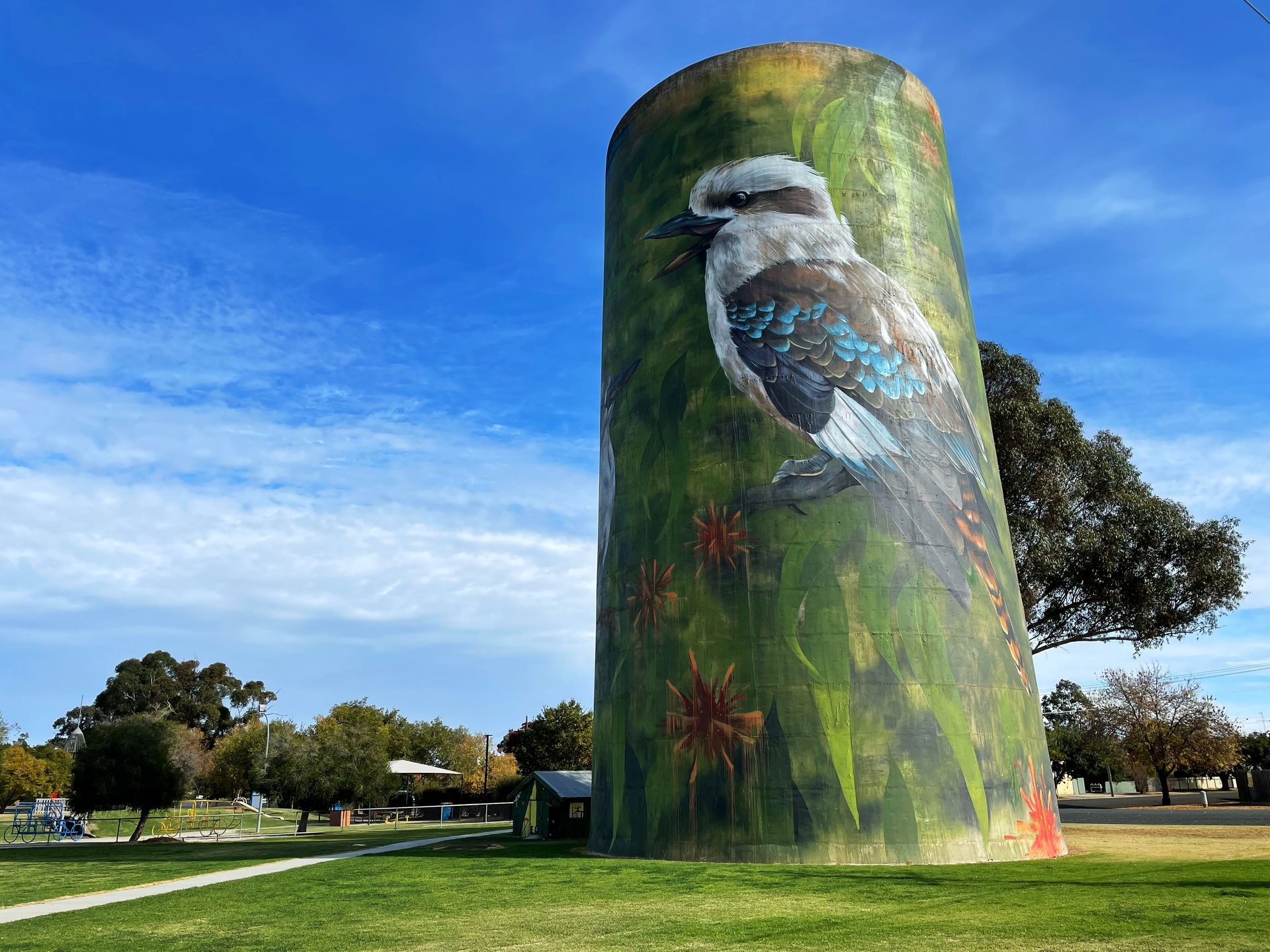 Deniliquin Water Tower, Australian Silo Art Trail