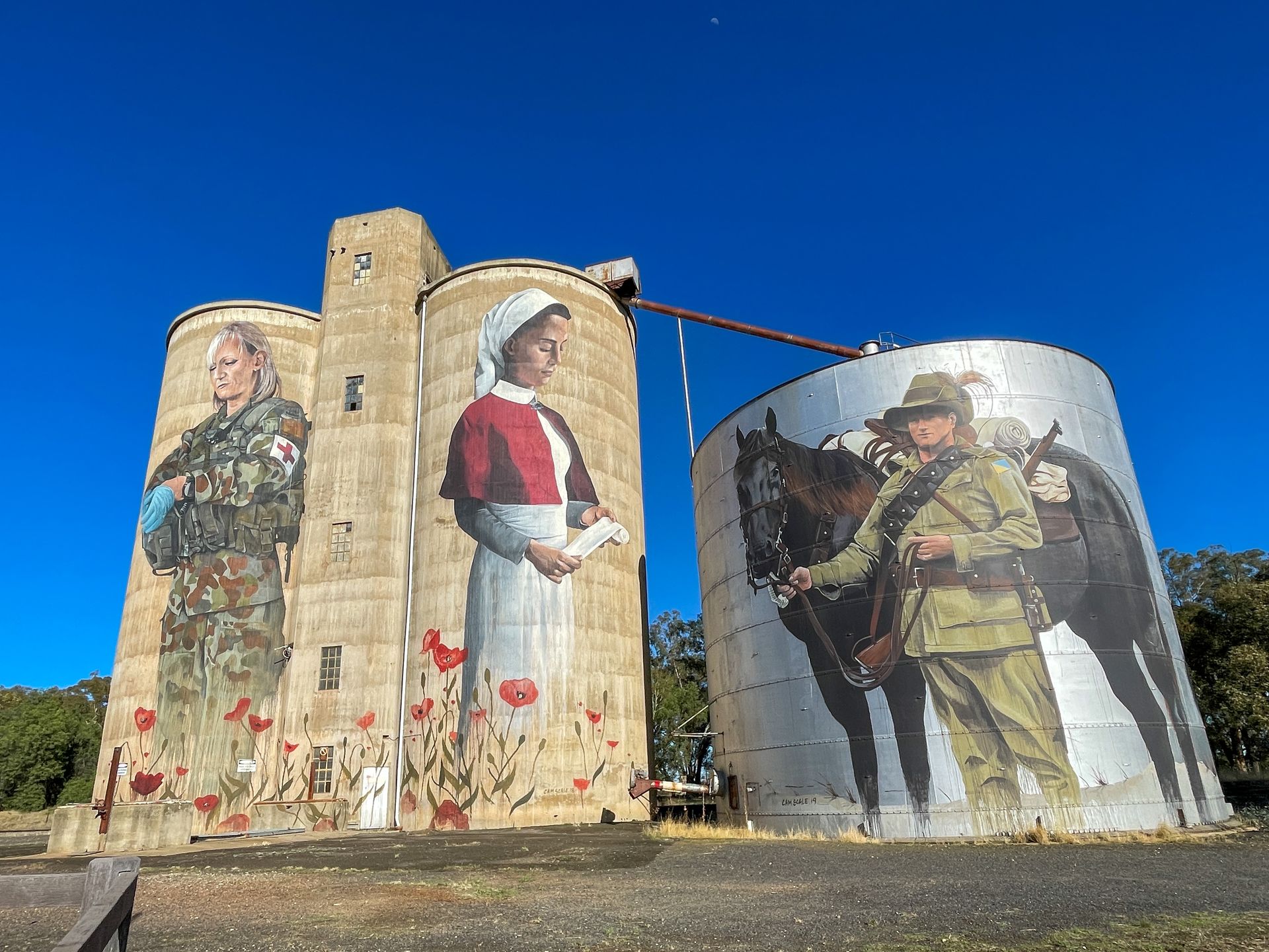 Devenish, Australian Silo Art Trail, Silo Art, Water Tower Art