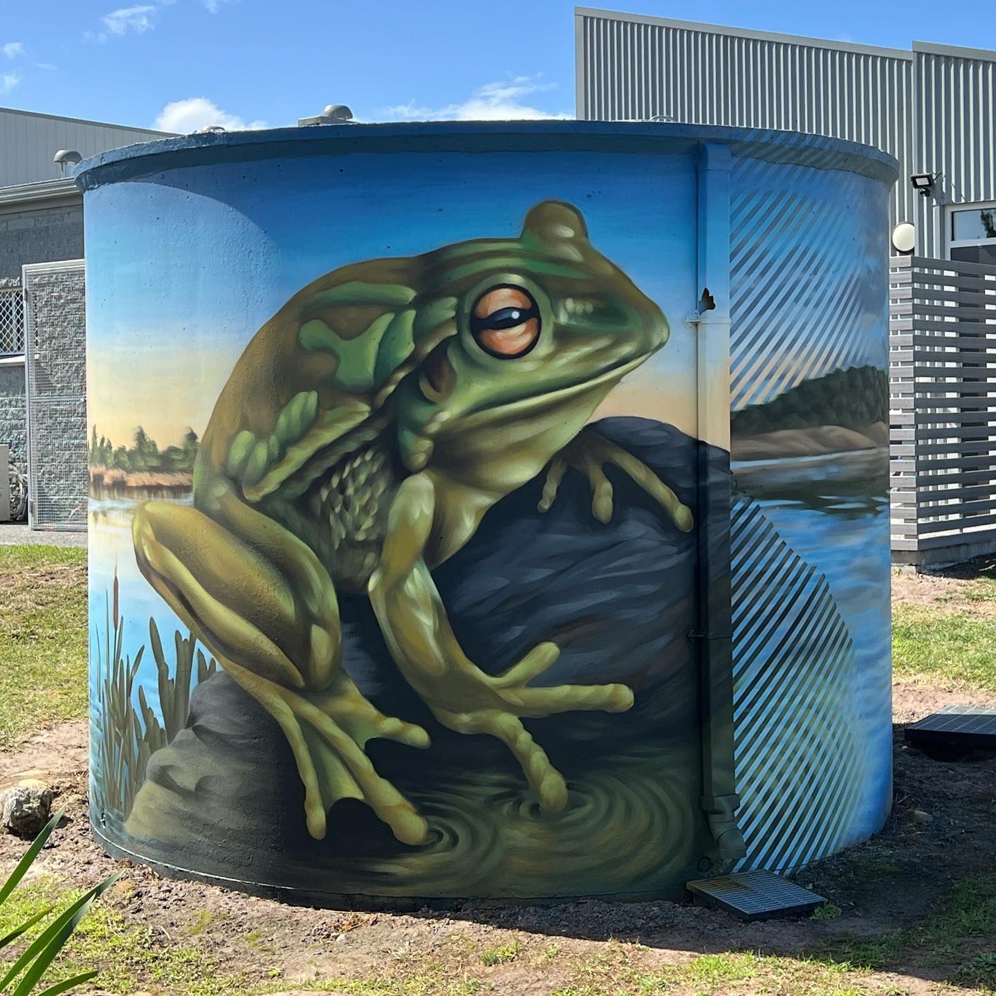 George Town Water Tower Art, Australian Silo Art Trail