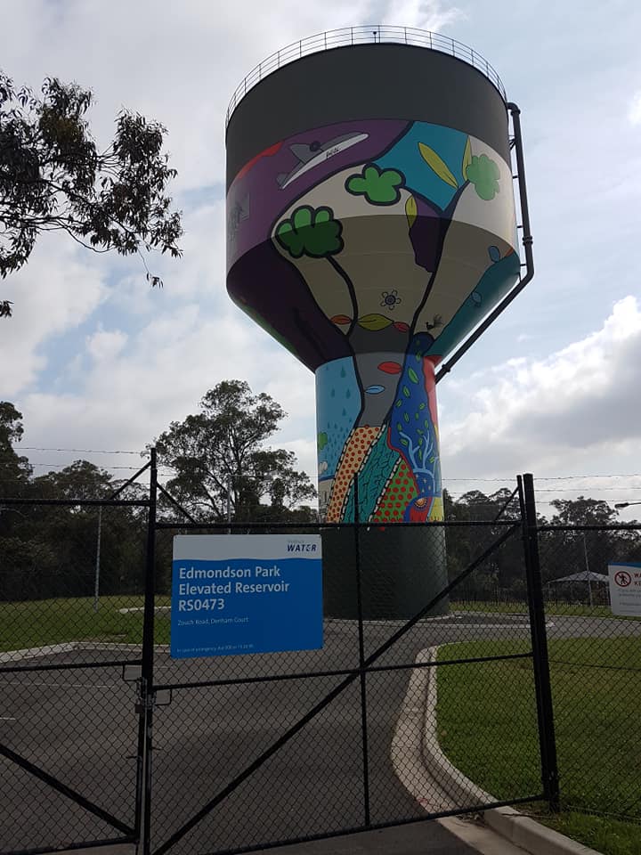 Edmondson Water Tower Art, Australian Silo Art Trail
