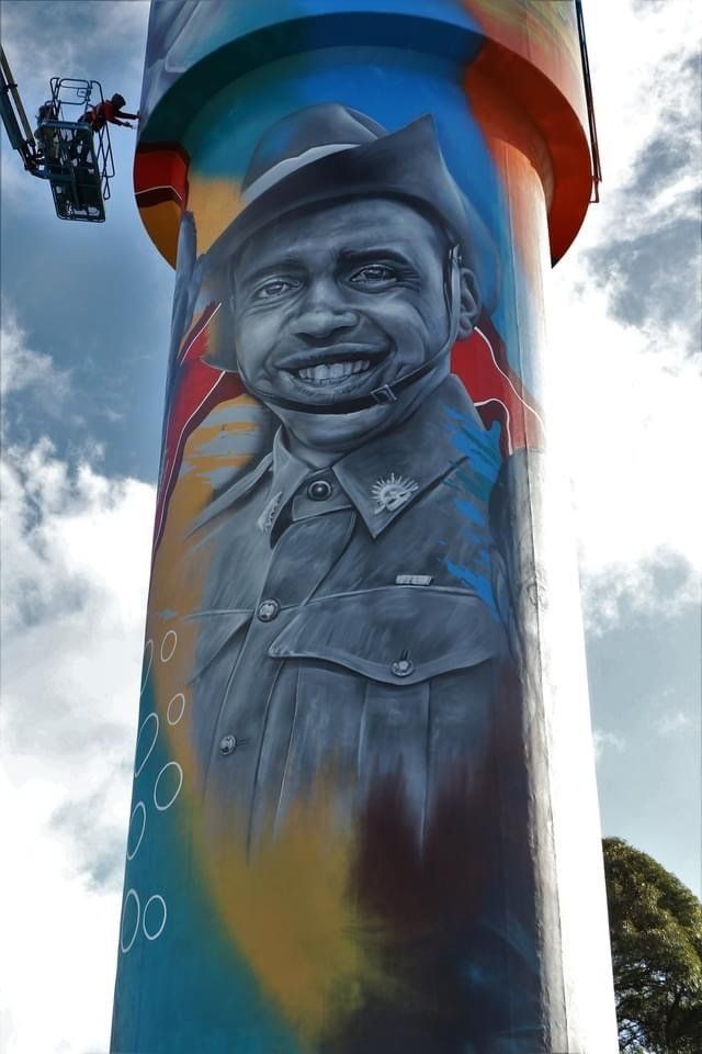 Australian Silo Art Trail, Heywood Water Tower Art
