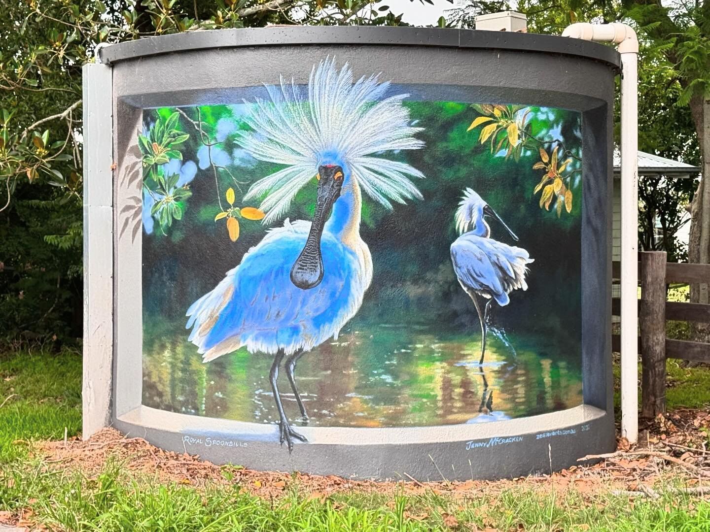 Hey Water Tower Art, Australian Silo Art Trail