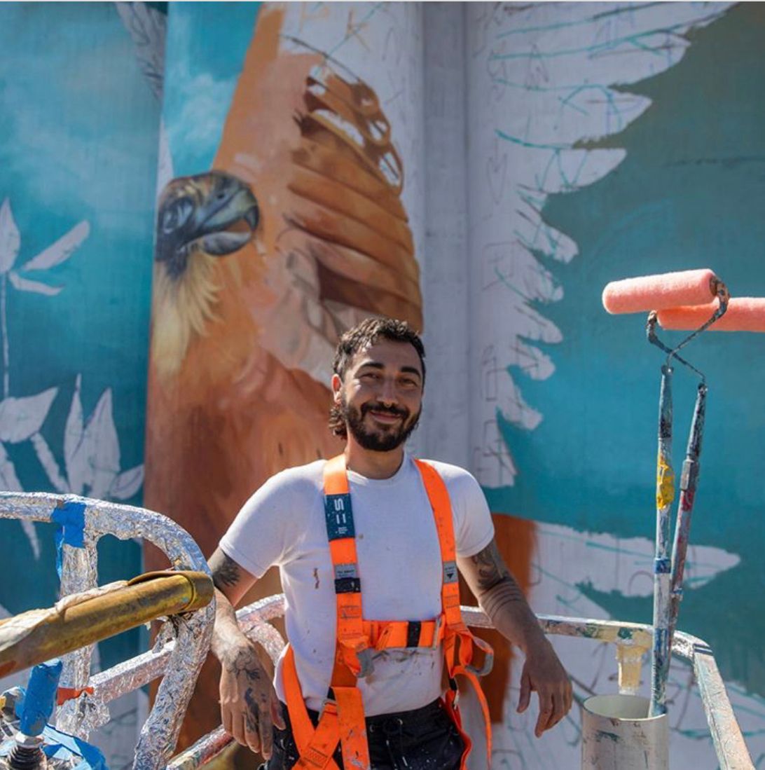 GrainCorp Kaniva Silo Art, Australian Silo Art Trail, David Lee Pereira