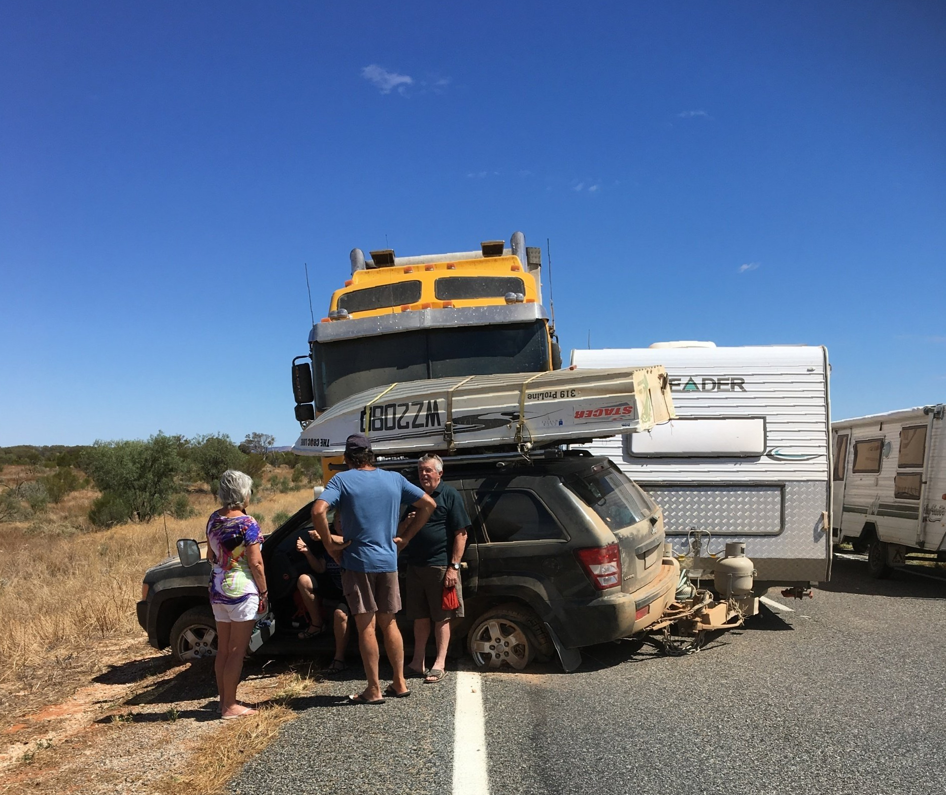 Nullarbor Road Accident, Nullarbor, Great Australian Adventure