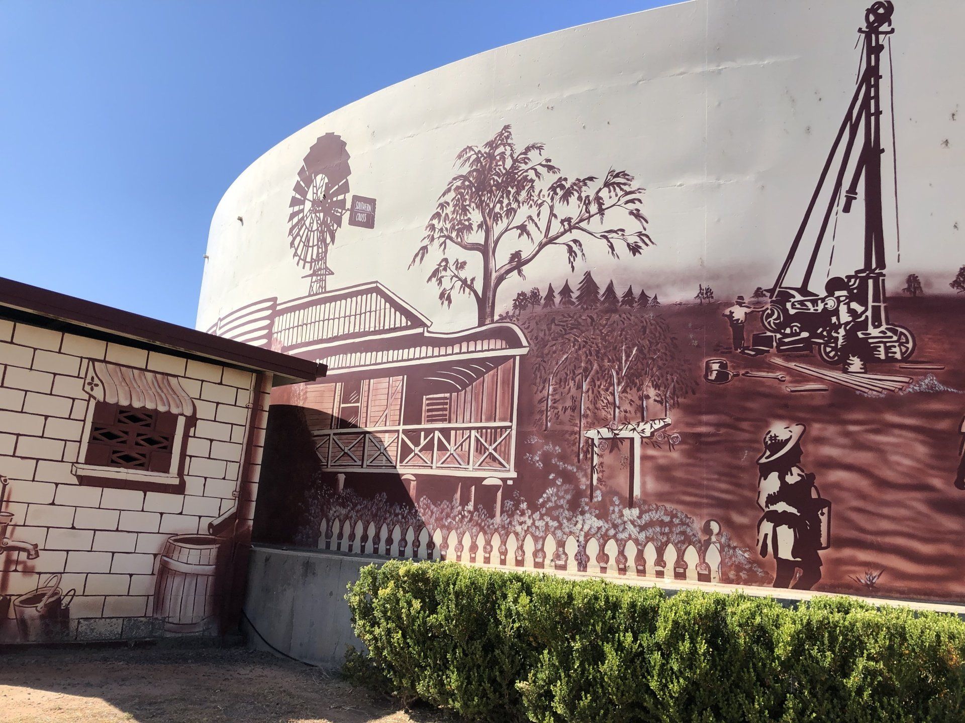 Millmerran Water Tank Art, Australian Silo Art Trail