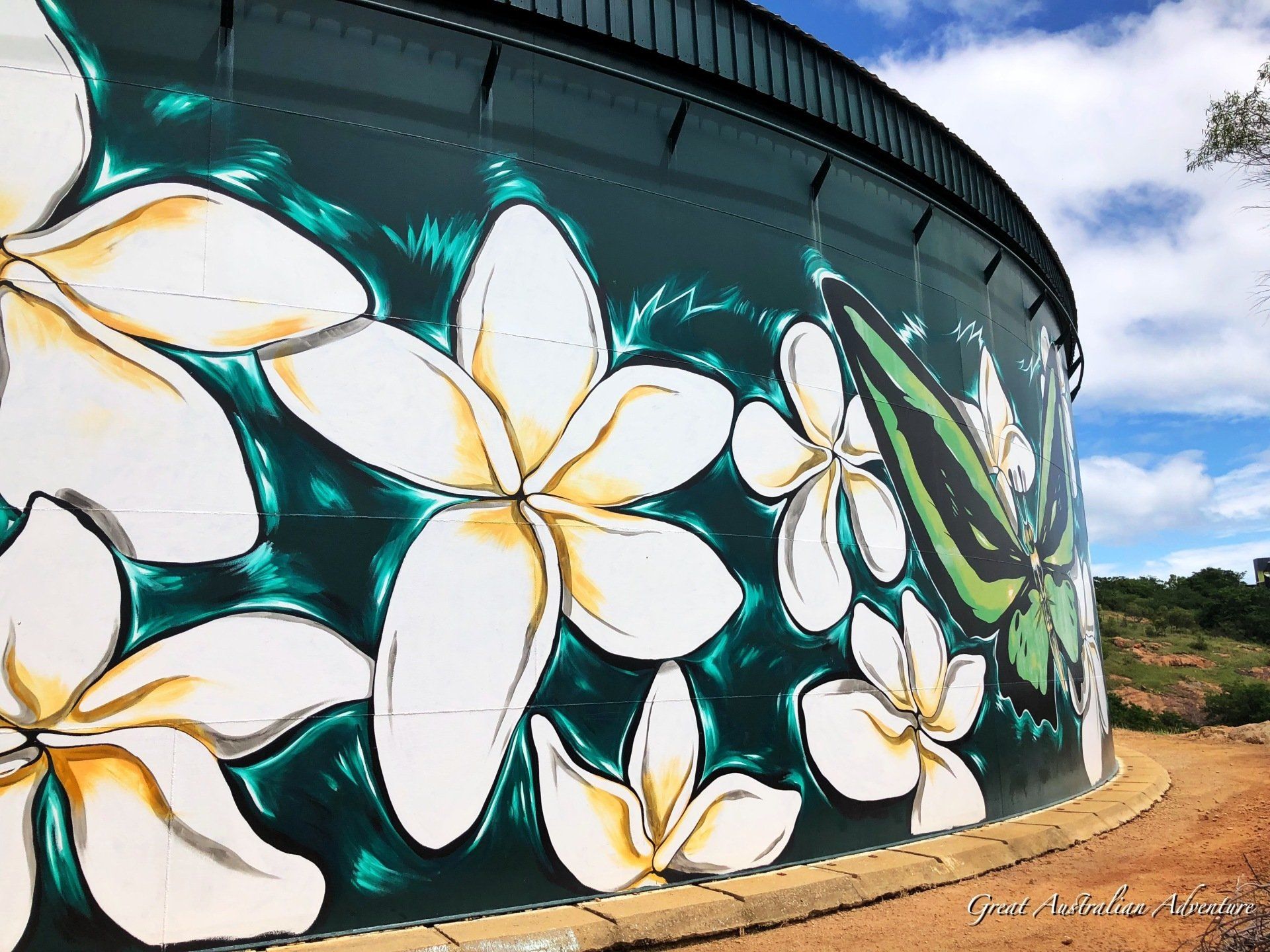 Townsville Water Tank Art, Australian Silo Art Trail