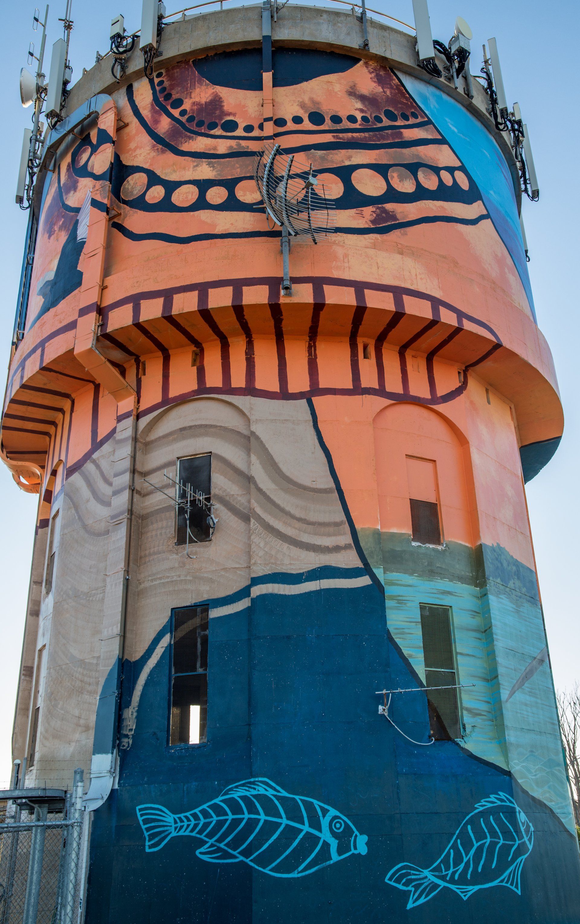Port Vincent Water Tower, Australian Silo Art Trail