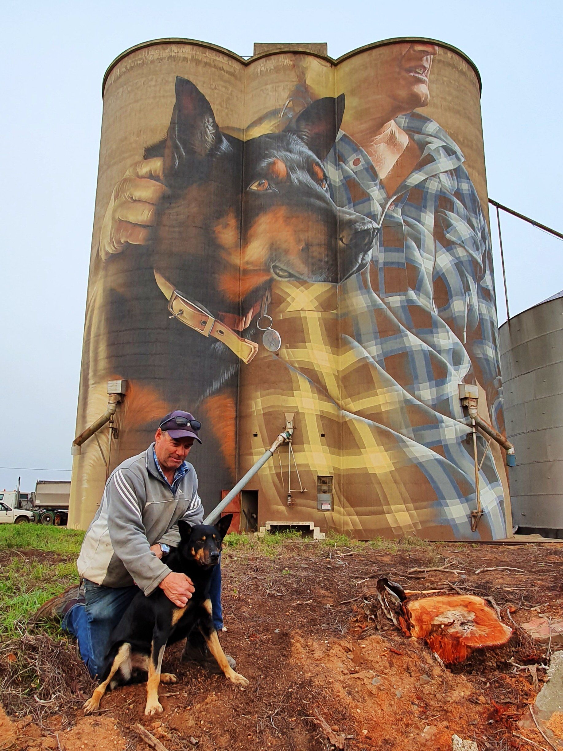 Nullawil Silo Art, Australian Silo Art Trail, Smug