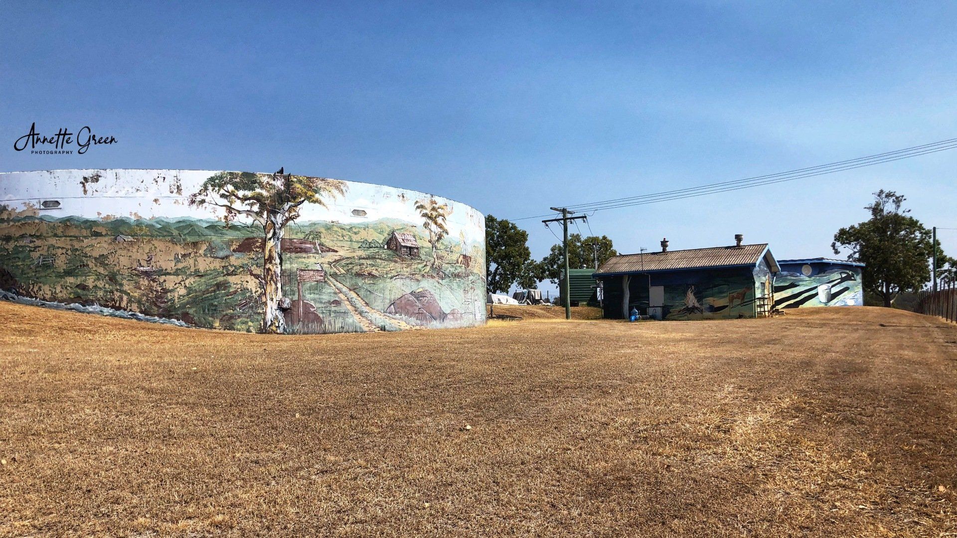 Monto Water Tank Art, Australian Silo Art Trail