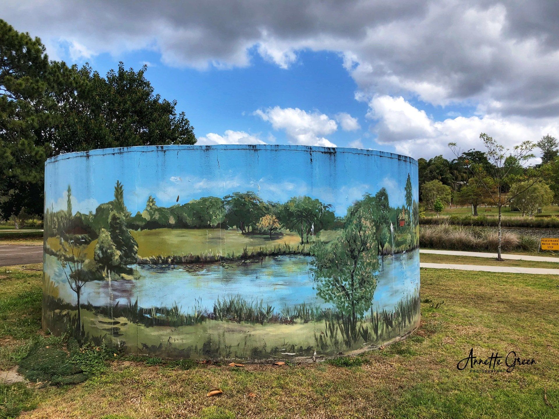 Mapleton Water Tank Art, Australian Silo Art Trail