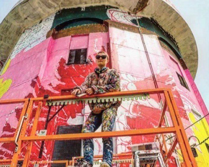 Australian Silo Art Trail, Jasmine Crisp, Water Tower Artist, Street Artist