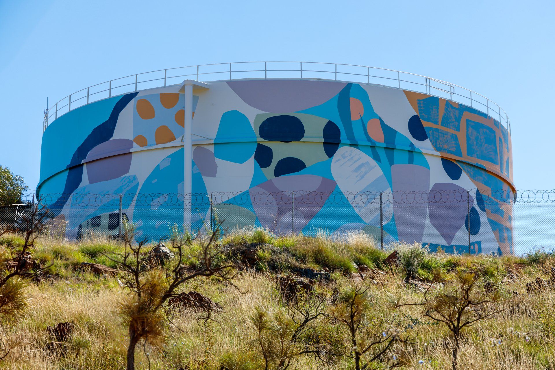 Karratha Water Tank Art