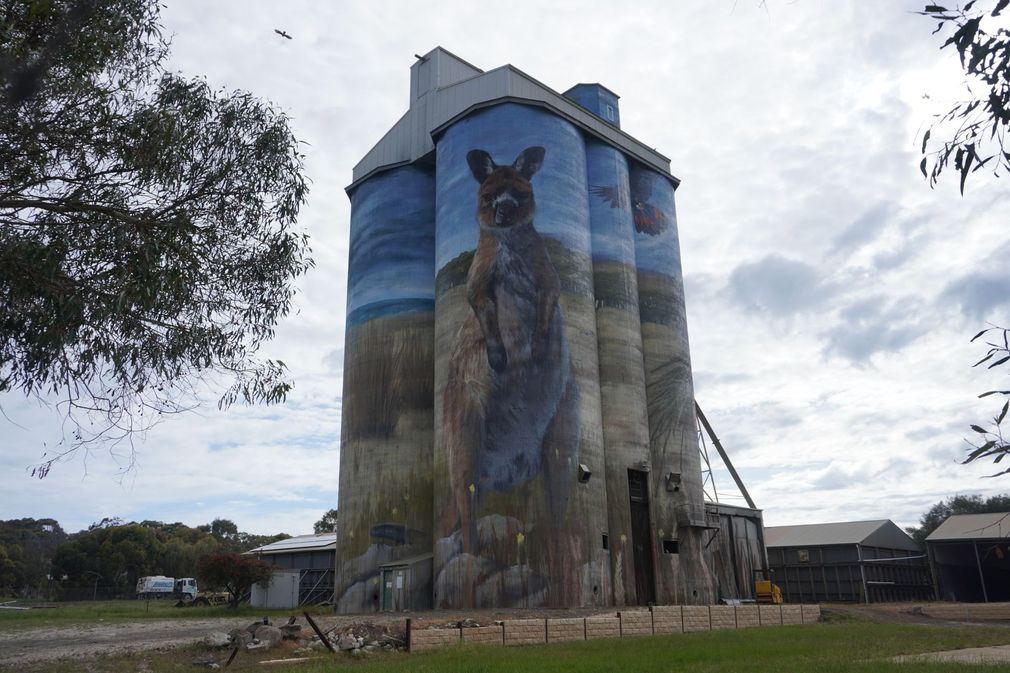 Kingscote Silo Art,  Australian Silo Art Trail