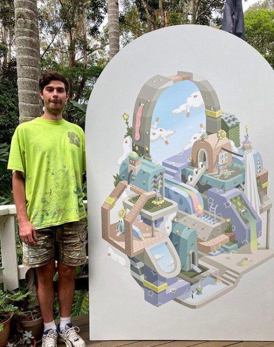 Australian Silo Art Trail, Leans, Water Tower Artist, Street Artist