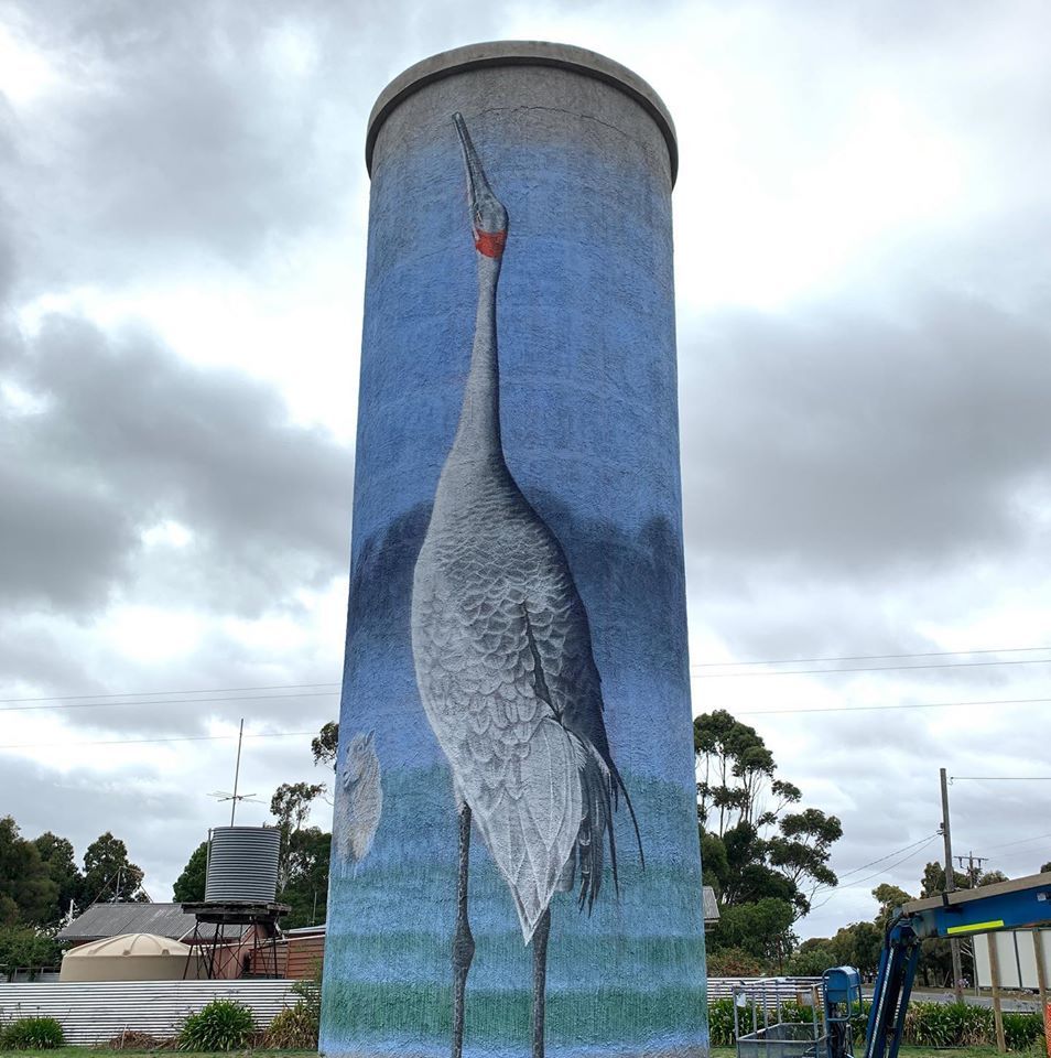 Lismore Water Tower Art, Australian Silo Art Trail