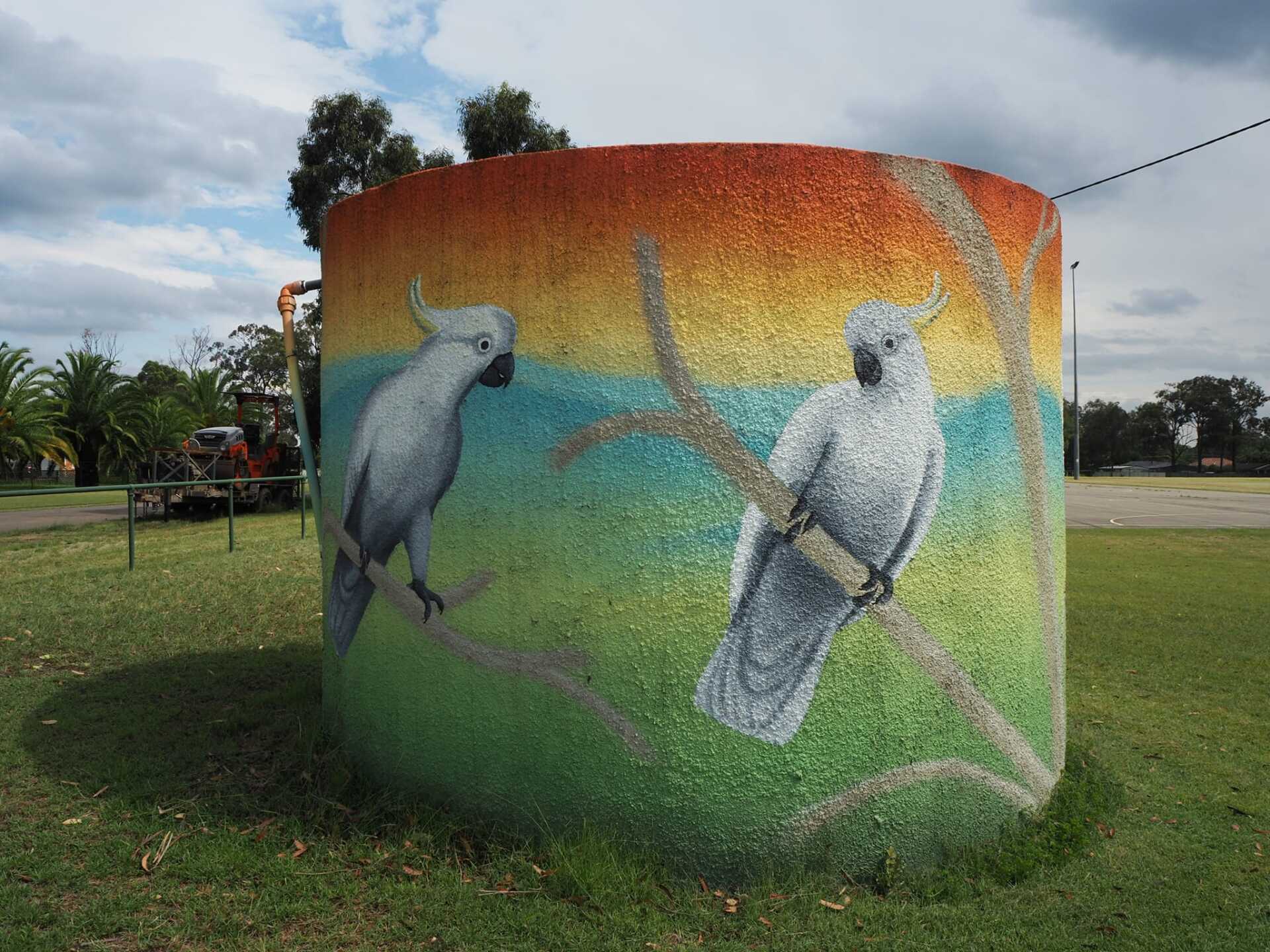 Londonderry Water Tank Art, Australian Silo Art Trail