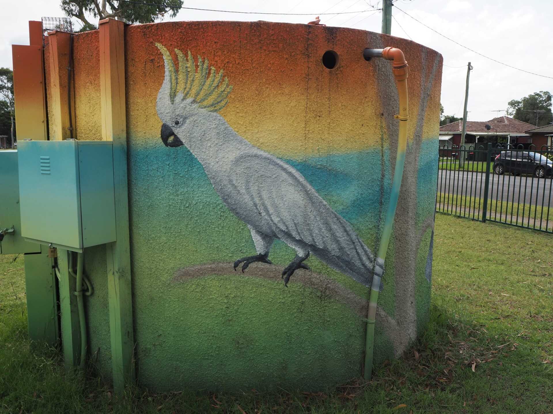 Longonderry Water Tank Art Australian Silo Art Trail