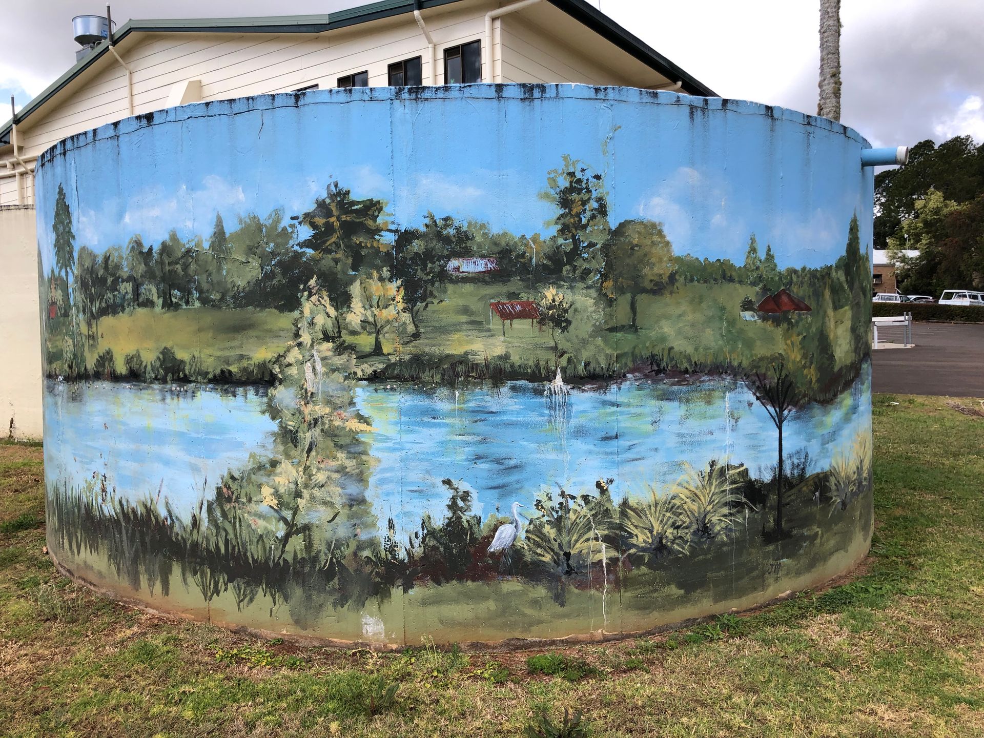 Mapleton Water Tank Art, Australian Silo Art Trail