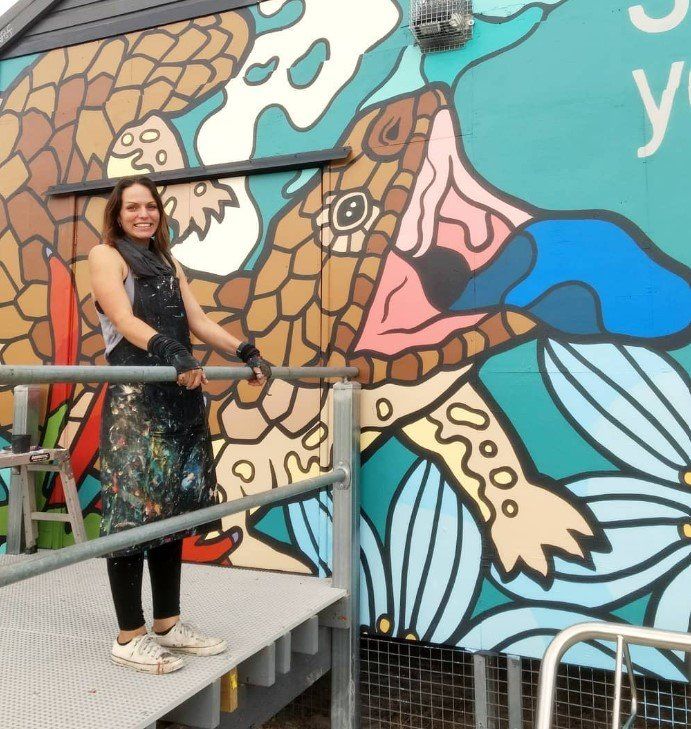 Australian Silo Art Trail, Mel McVee, Water Tower Artist, Street Artist