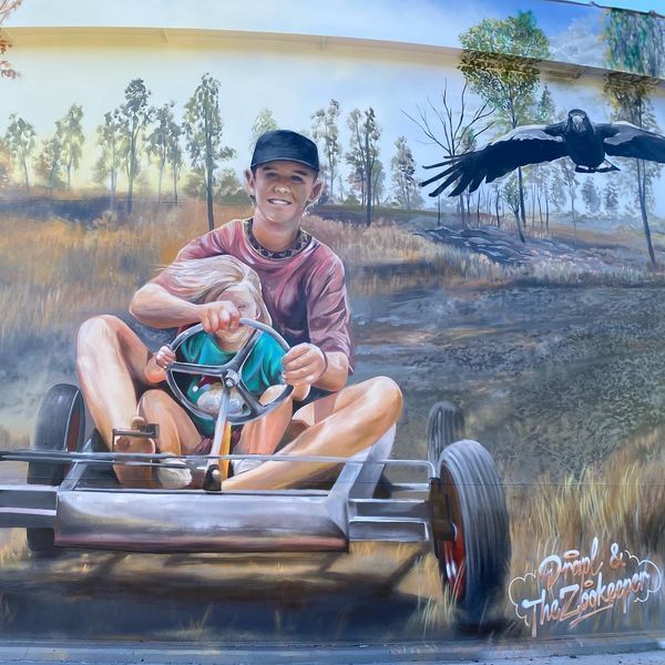 Caloundra Water Tank Art, Australian Silo Art Trail