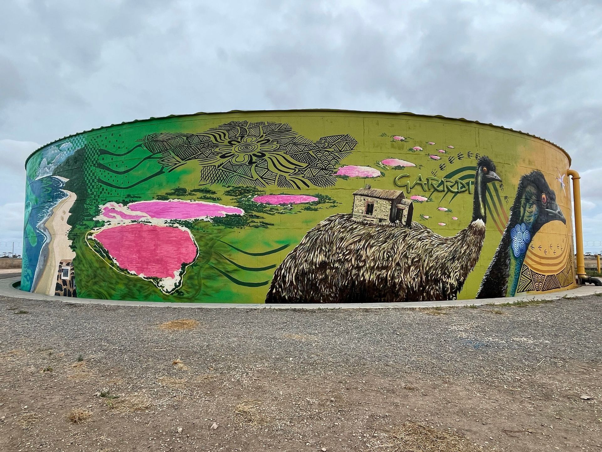Minlacowie Water Tank Art, Australian Silo Art Trail