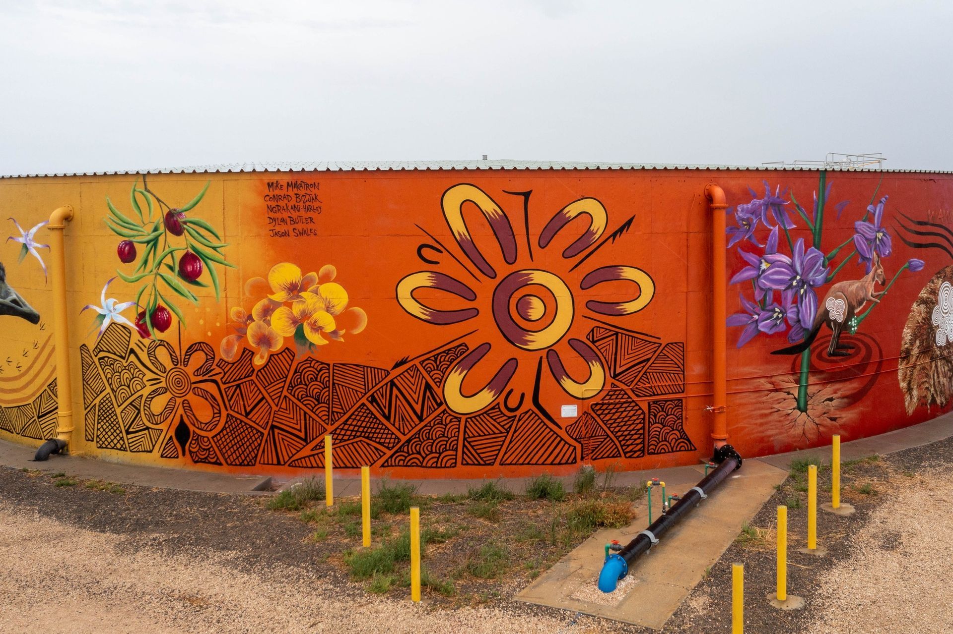Minlacowie Water Tank Art, Australian Silo Art Trail