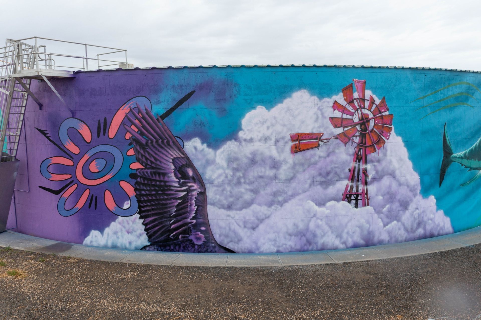 Minlacowie Water Tank Art, Australian Silo Art Trail