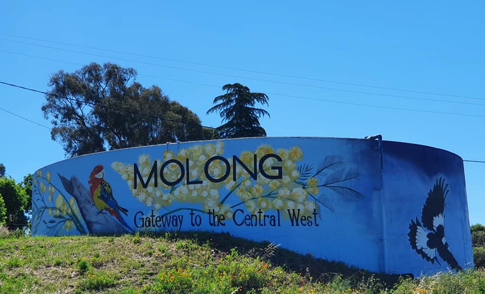 Molong Water Tank Art, Australian Silo Art trail