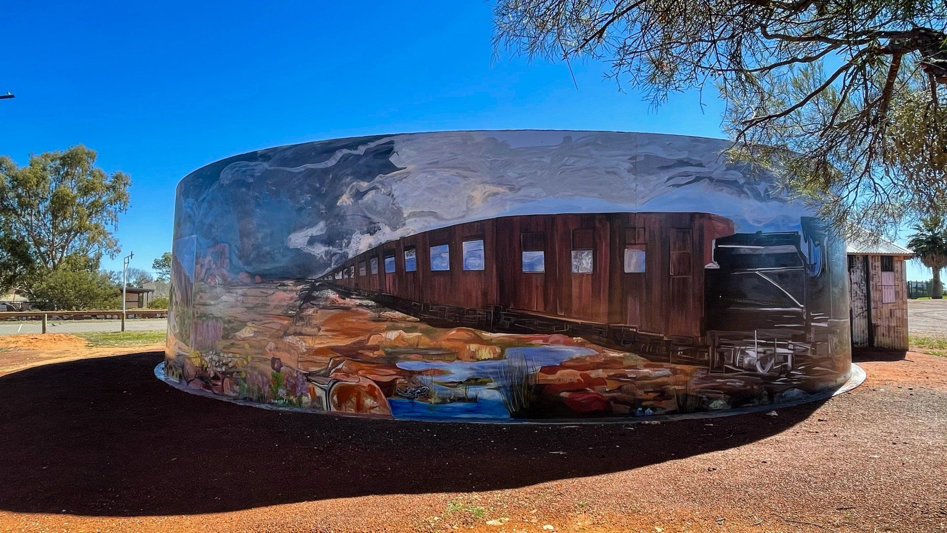 Mount Magnet Water Tank Art, Australian Silo Art Trail