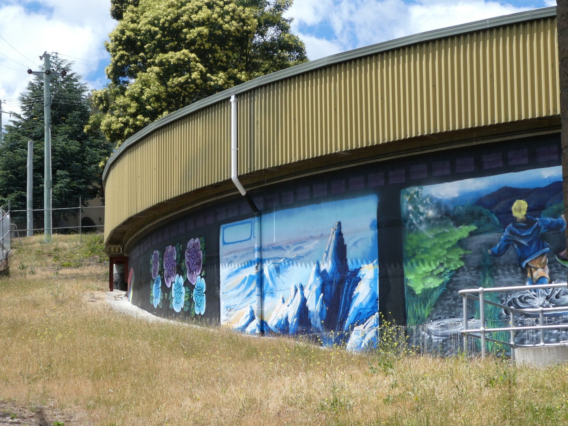 Mount Stuart Water Tank Art, Australian Silo Art Trail