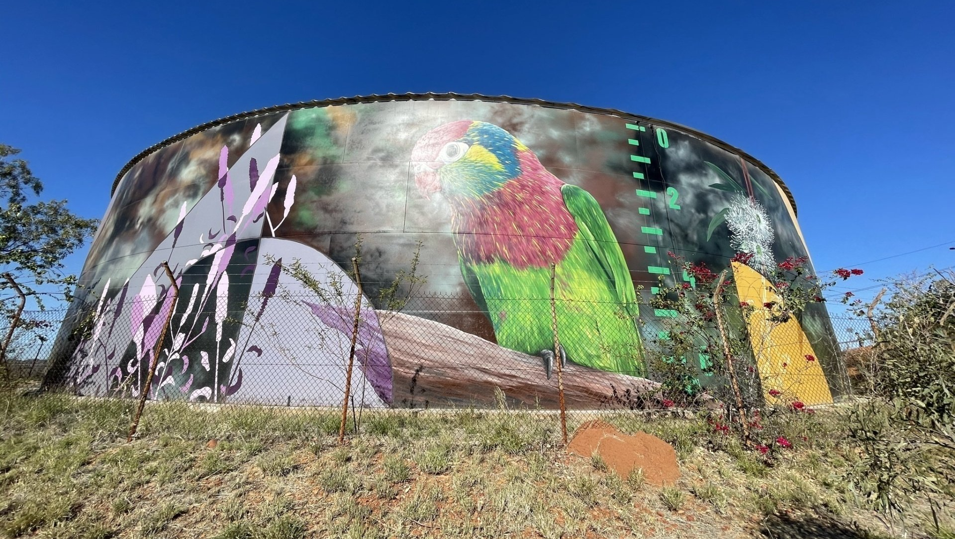 Mount Isa Water Tank Art, Australian Silo Art Trail
