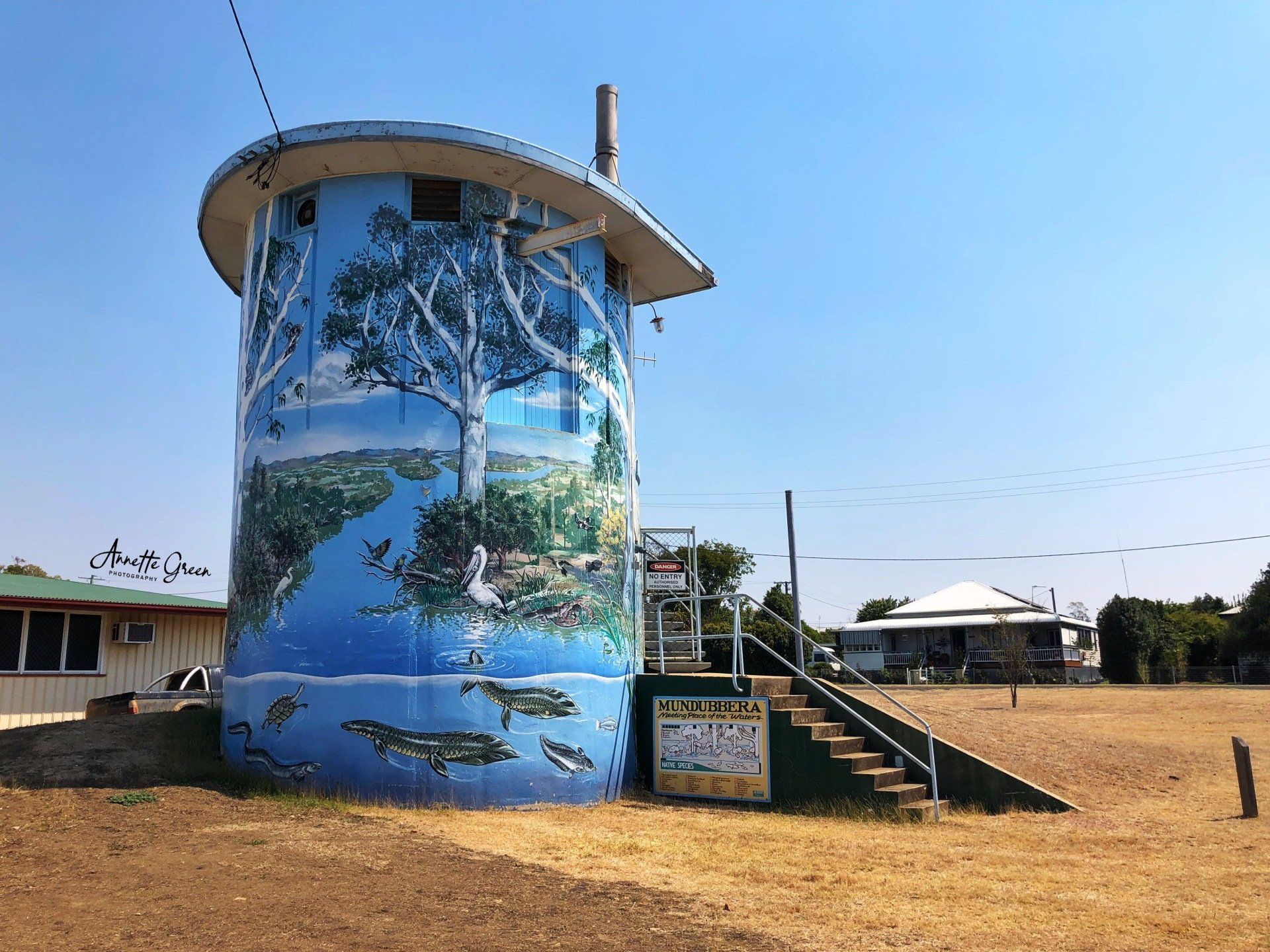 Munduberra Water Tower Art, Australian Silo Art Trail