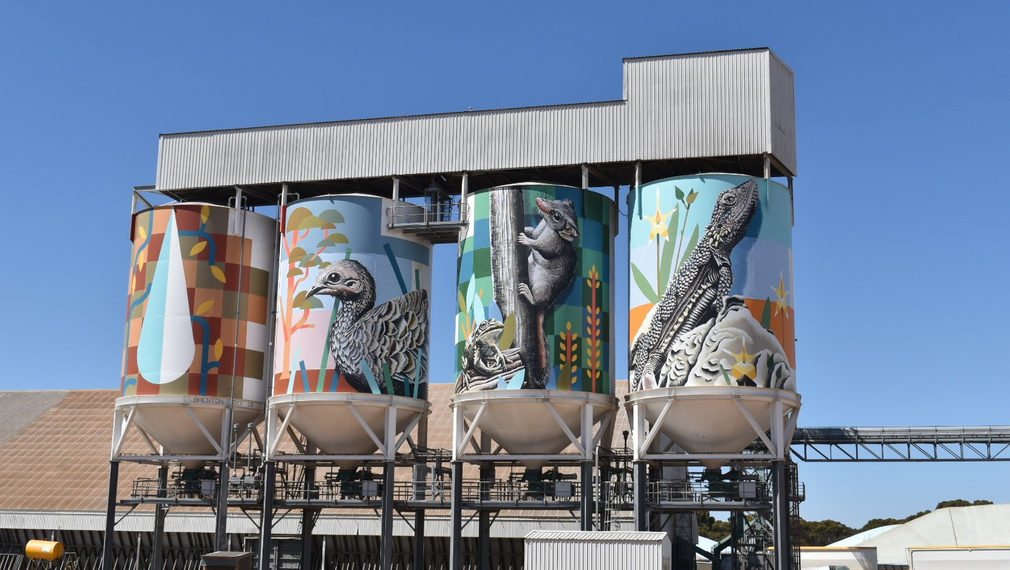 Newdegate silo art