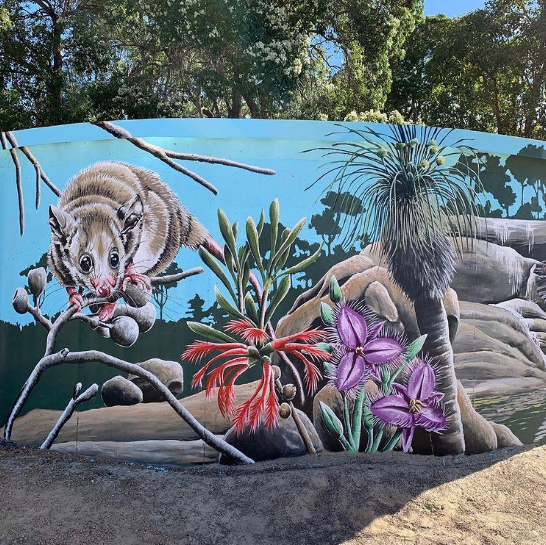 North Dandelup Water Tank Art, Australian Silo Art trail