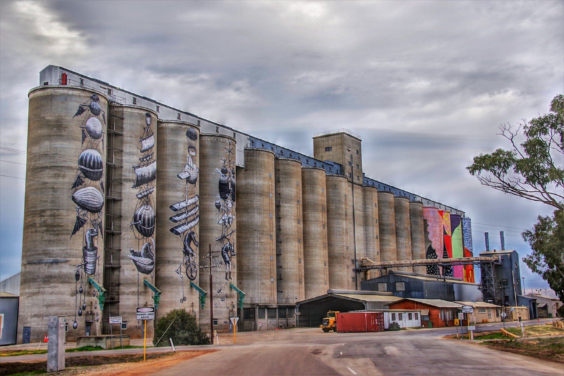 Australian Silo Art Trail, Silo Art, Water Tower Art, Phlegm, HENSE, Northam
